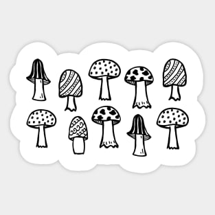 Mushroom Master Mushrooms Sticker